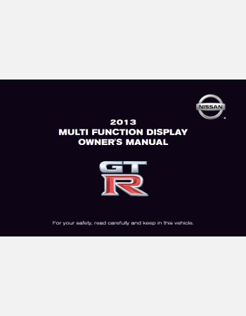 2012 nissan gtr navigation & multimedia system guide